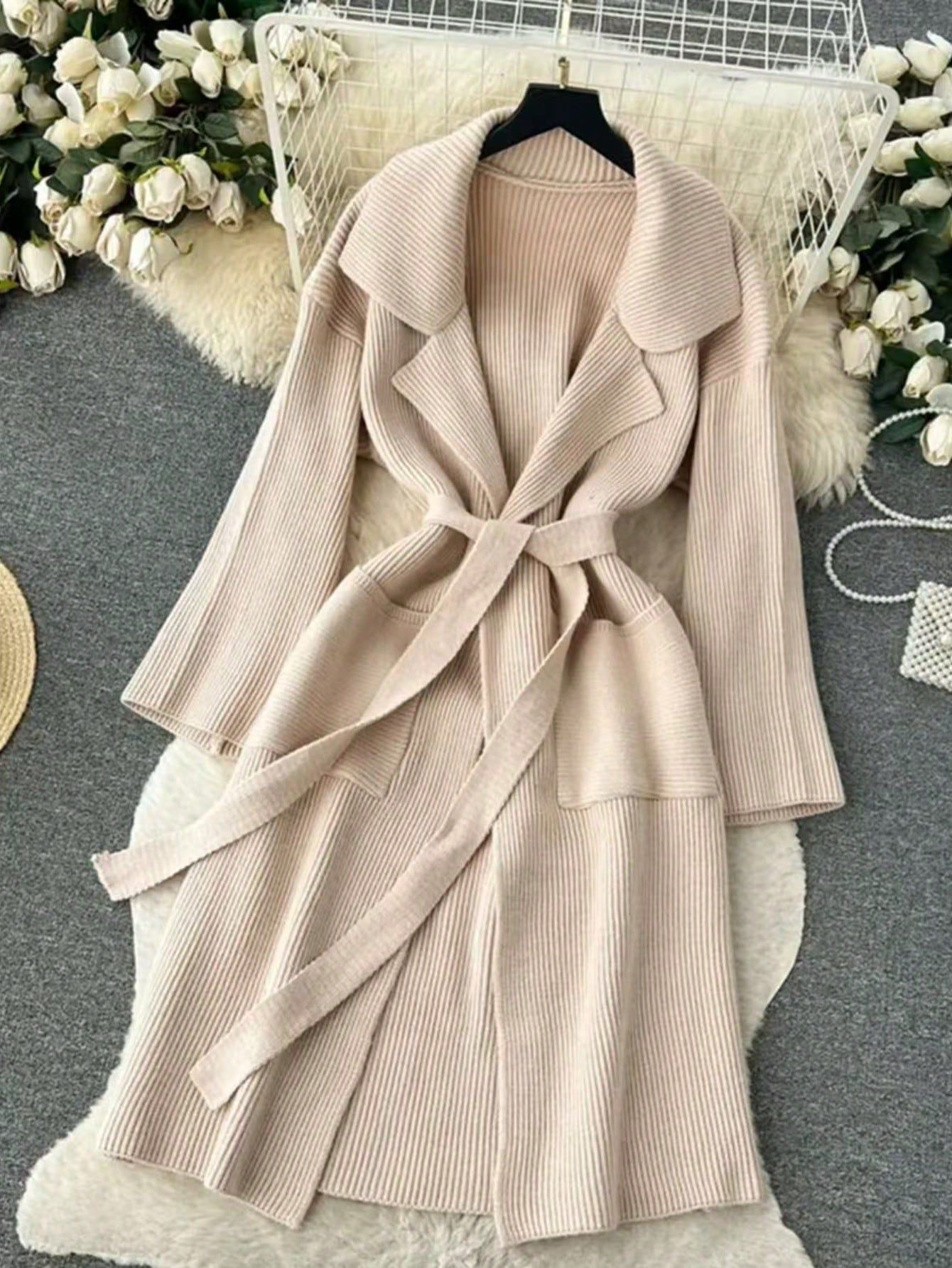 Gilet Long en Maille