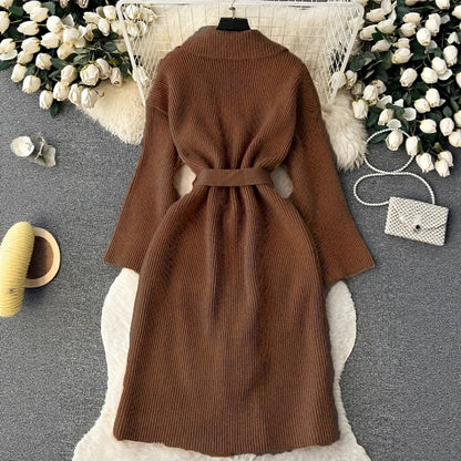 Gilet Long en Maille