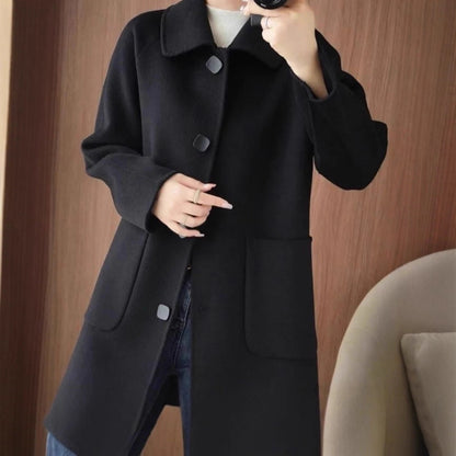 Manteau Long en Laine