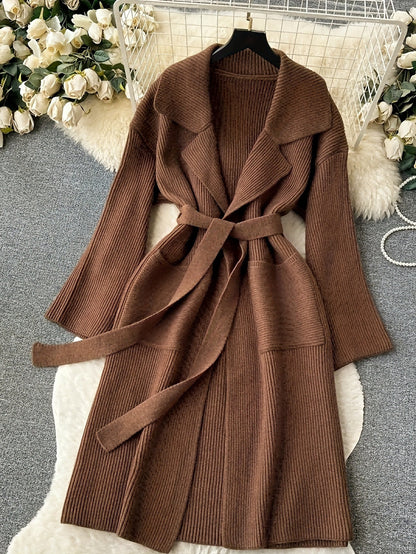 Gilet Long en Maille