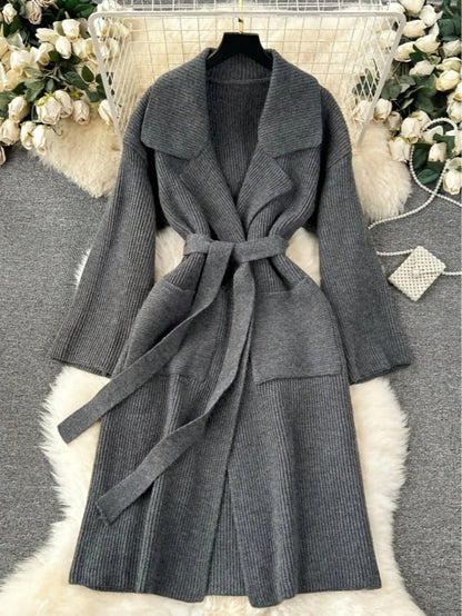 Gilet Long en Maille