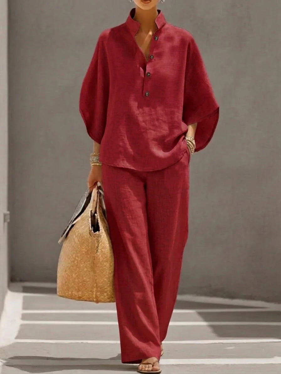 Ensemble Qorvi Fluide en Lin