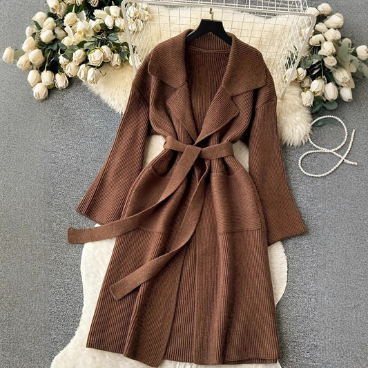 Gilet Long en Maille