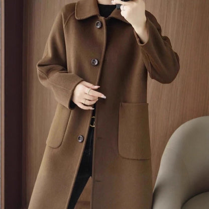 Manteau Long en Laine