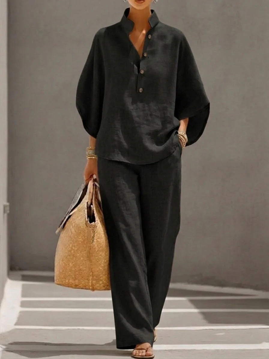Ensemble Qorvi Fluide en Lin
